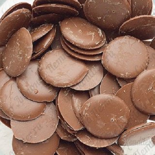 Глазурь Шокомилк молочная с арахисом №45 (дропсы) (16кг)