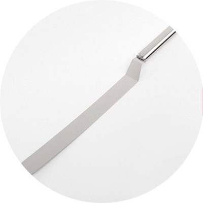 Паллета-лопатка изогнутая 25см (металл. ручка) 203655